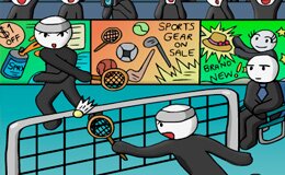 Веселый Бадминтон 